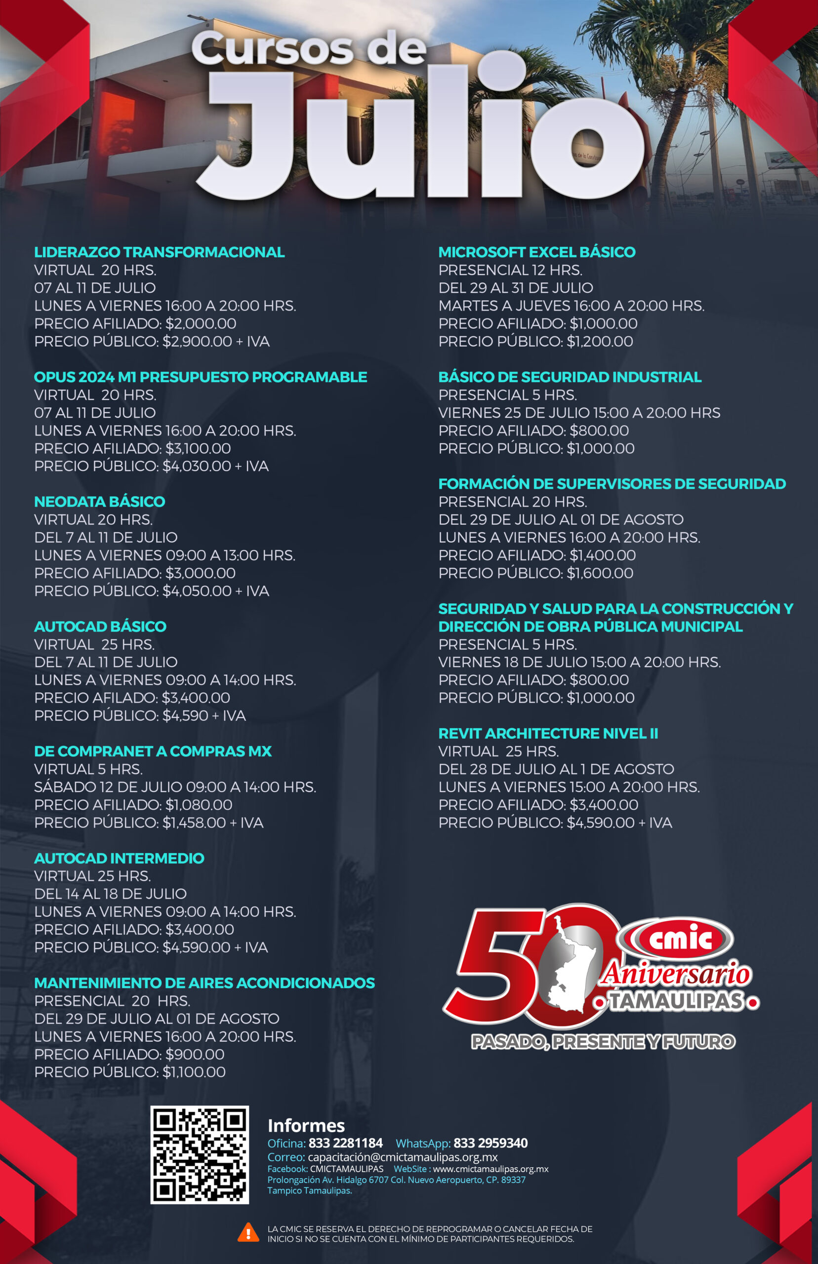 Cursos Mes de Mayo CMIC