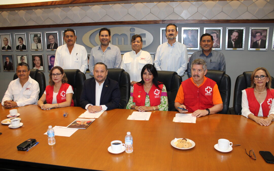 CMIC TAMAULIPAS Y CRUZ ROJA UNEN FUERZAS POR EL BIENESTAR SOCIAL