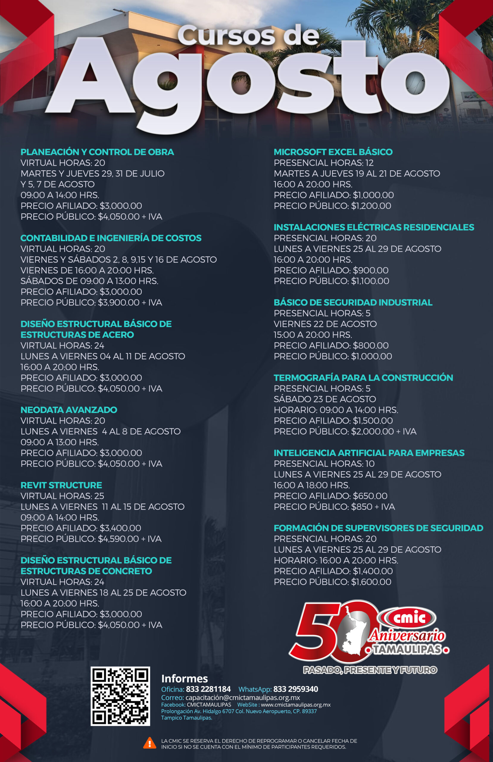 Cursos Mes de Mayo CMIC