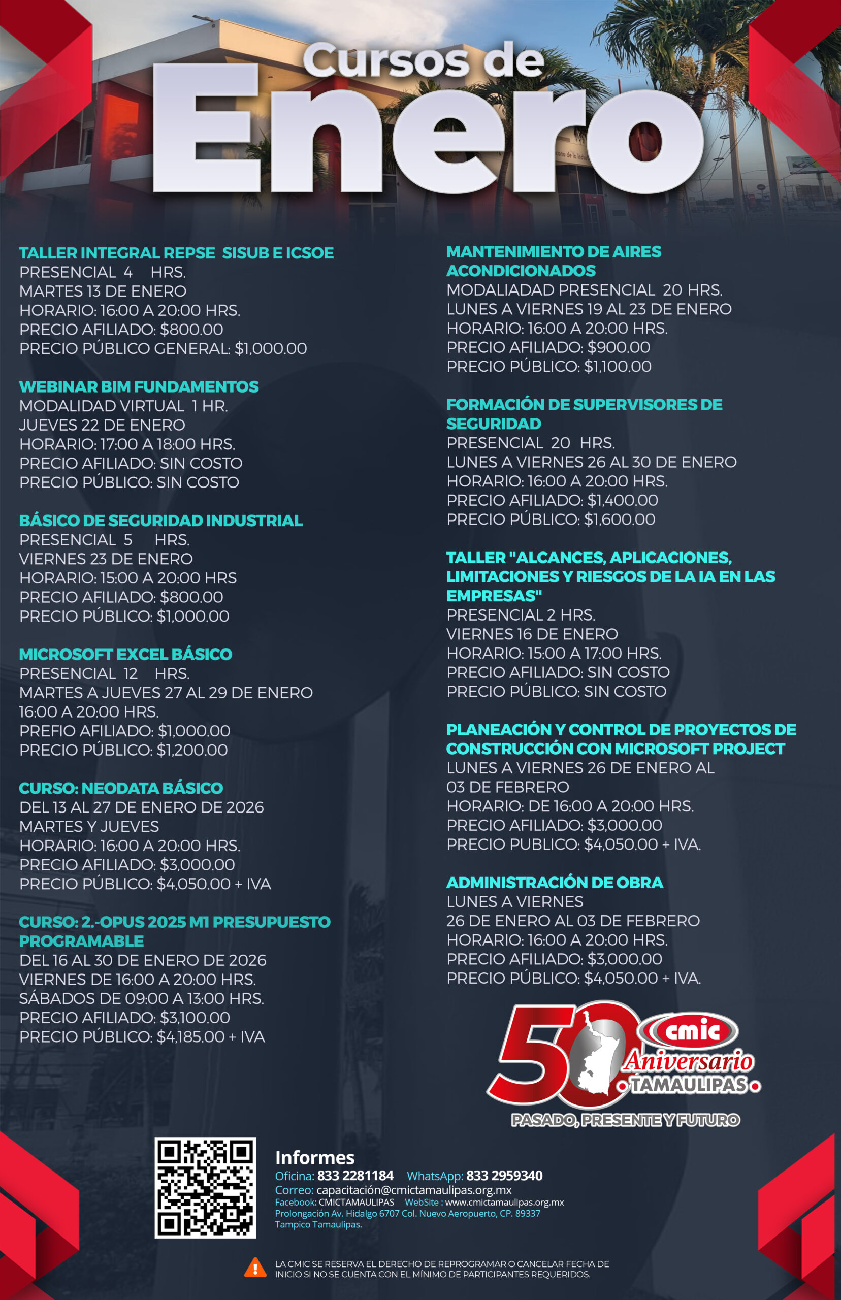 Cursos Mes de Mayo CMIC