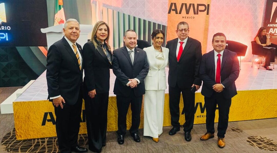 CMIC Tamaulipas acompaña toma de protesta de la nueva dirigencia nacional de AMPI en CDMX